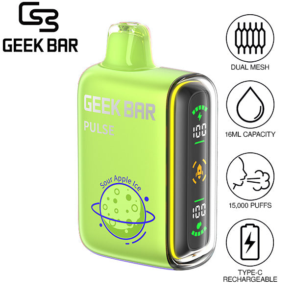 Sour Apple Ice Geek Bar Pulse